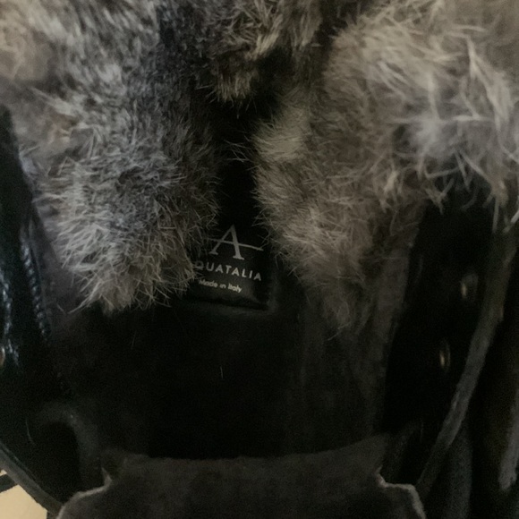 Aquatalia Weatherproof Shearling Lined Boots Made in Italy NIB Size 8 - Picture 4 of 7